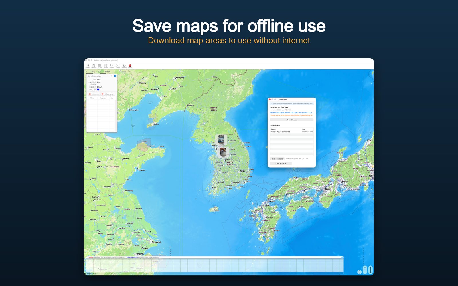 Mappe offline